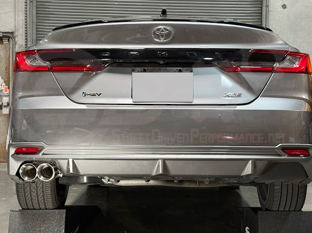 2025-PRESENT TOYOTA CAMRY SE & XSE | MUFFLER DELETE AXLE BACK EXHAUST (CHROME TIPS OR BURNT BLUE TIPS)