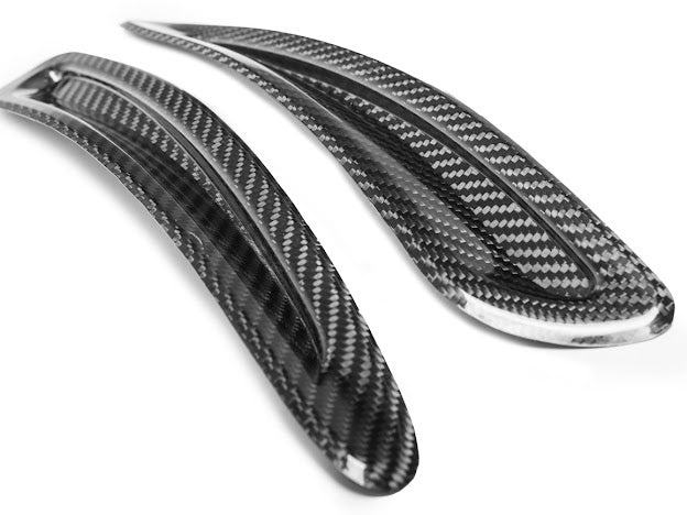 2020-Up Toyota GR Supra A90 A91 | SDP Performance Style CARBON FIBER Front Hood Duct Vent Cover (Pair)