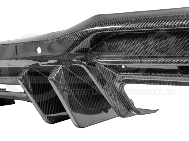 2024+ FORD MUSTANG S650 |  VERSION 2 PACKAGE REAR BUMPER DIFFUSER