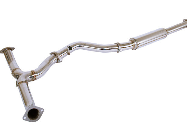 2015-2021 SUBARU WRX STI | MUFFLER DELETE QUAD TIPS CAT-BACK EXHAUST WITH BURNT BLUE TIPS