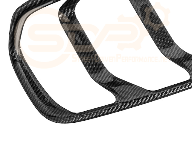 2018-2023 Ford Mustang | DRY CARBON FIBER Rear Tail Light Trim Bezel Cover Pair