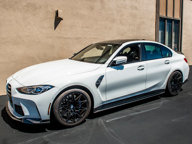 2021-Up BMW G80 M3 & G82 / G83 M4 | Factory Style CARBON FIBER Side Fender Vent Trim Cover (Pair)