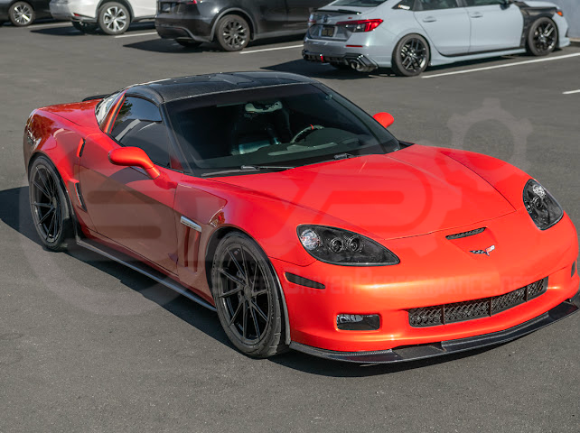 2005-2013 CHEVROLET CORVETTE C6 | FACTORY OEM STYLE CARBON FIBER  HEADLIGHTS HOUSING REPLACEMENT