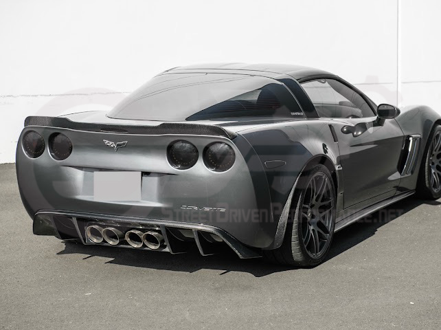 2005-2013 CORVETTE C6 | AGGRESSIVE STYLE REAR BUMPER DIFFUSER