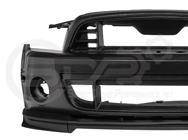 2010-2014 MUSTANG S197 | GT500 STYLE FRONT BUMPER COVER UPPER LOWER GRILLE LIP SPLITTER