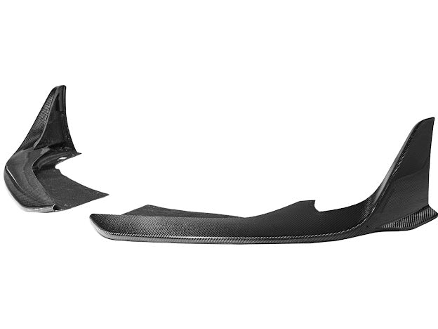 2020-UP TOYOTA SUPRA A91 CARBON FIBER FRONT SPLITTER LIP GROUND EFFECTS (2 PEICE)