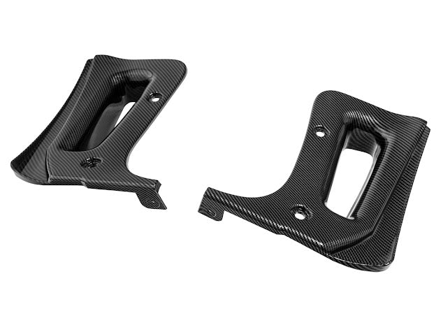 2023-Up Corvette C8 Z06 & E-RAY | Extended Hydro-Dipped Carbon Fiber Front & Rear Mud Flap Splash Guards