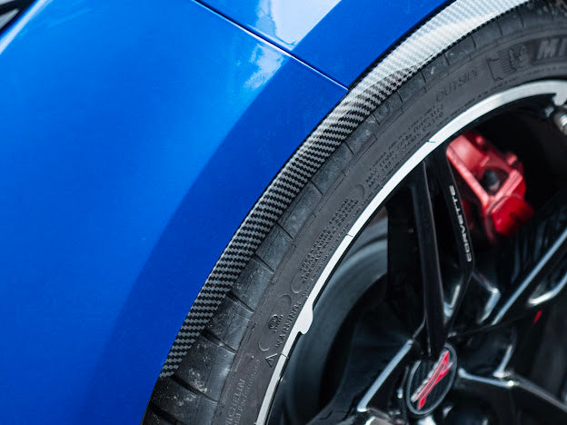 2020+ CHEVROLET CORVETTE C8 | SDP PERFORMANCE PACKAGE HYDRO DIPPED CARBON FIBER SIDE WHEEL FENDER PAIR