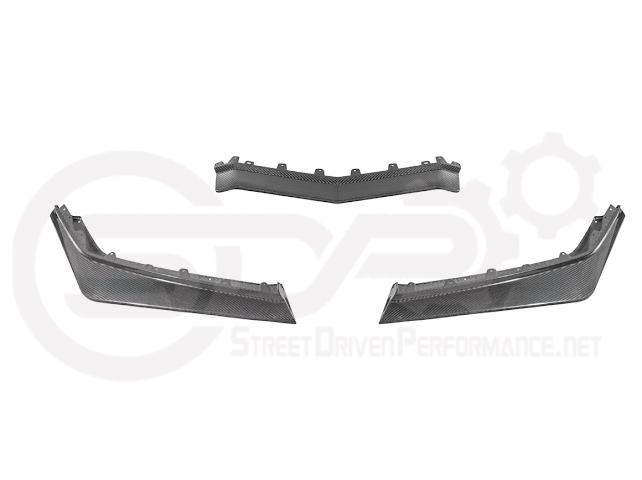 2023-Up Corvette C8 Z06 | Z07 Extended Package CARBON FIBER Front Lip Splitter Ground Effects
