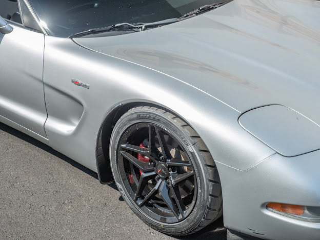 1997-2004 CHEVROLET CORVETTE C5 FRONT AND REAR EXTENDED SPLASH GUARDS / MUD FLAPS