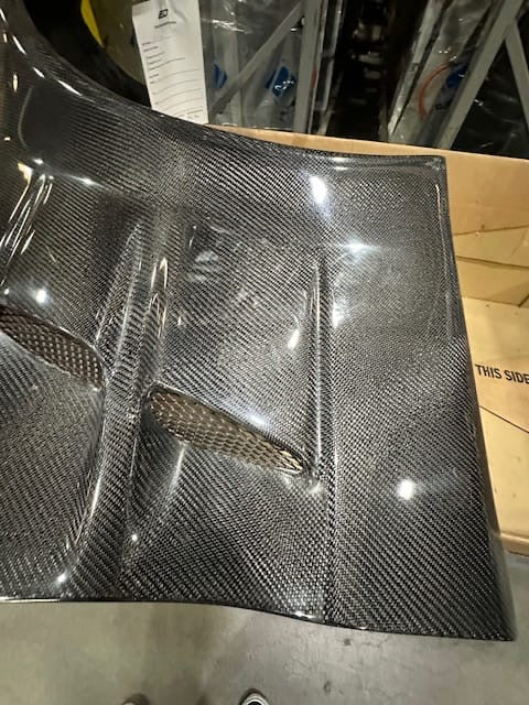 *BLEMISHED/DISCOUNTED*2005-2013 Chevrolet Corvette C6 Carbon Creations ZR2 Front Fenders - 2 Piece