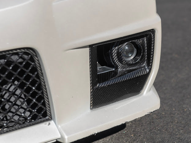 2009-2015 CTS-V V2 - Carbon Fiber Fog Light Bezels / Covers