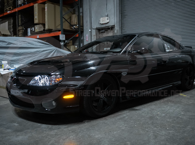 2004-2006 Pontiac GTO | Front Clear / Red / or Black Lens Amber Light LED Side Markers Pair