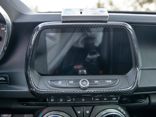 2016-2024 6TH GEN CAMARO | DASH PANEL RADIO CARBON FIBER TRIM COVER