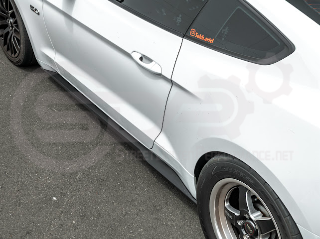 2015-2023 FORD MUSTANG S550 | SIDE SKIRTS EXTENSION ROCKER PANELS GROUND EFFECTS