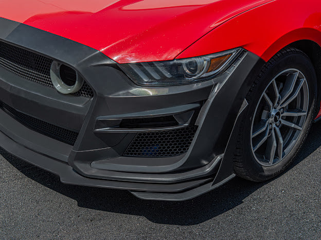 2015-17 FORD MUSTANG | GT500 CONVERSION FRONT BUMPER WITH LED GRILLE KIT