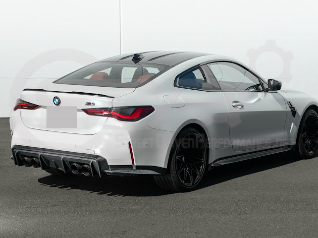 2021-PRESENT BMW G82/G83 M4 | 3D STYLE CARBON FIBER REPLACEMENT 3PCS REAR DIFFUSER APRON