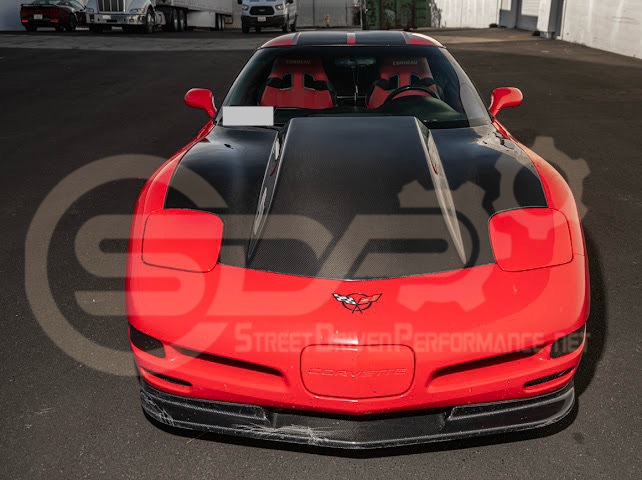 1997-2004 CHEVROLET CORVETTE C5 CARBON FIBER FRONT COWL HOOD