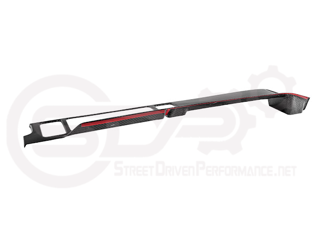 2021-UP FORD BRONCO CARBON FIBER PASSENGER SIDE DASHBOARD AC OUTLET PANEL COVER