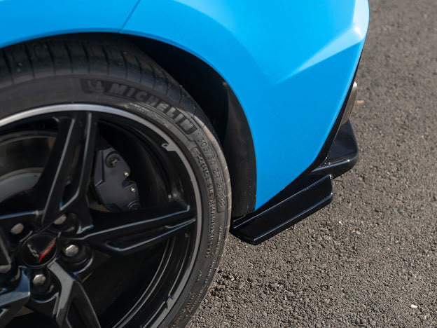 2020-Up Corvette C8 Stingray, Z51, & E-Ray | CARBON FLASH METALLIC Rear Bumper *ADD-ON* Diffuser Lip