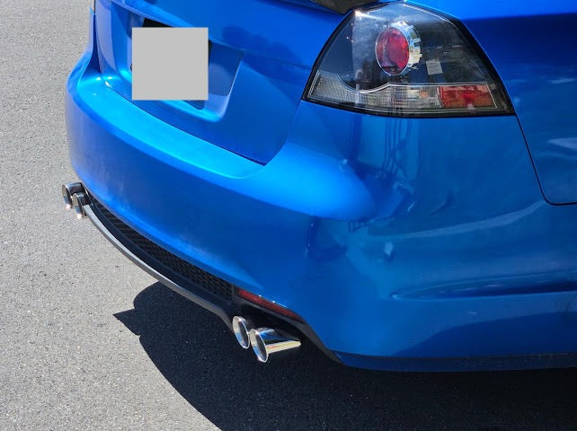 2008-2009 Pontiac G8 | T-304 Steel Muffler Delete Axle Back 3" Quad Tips Exhaust