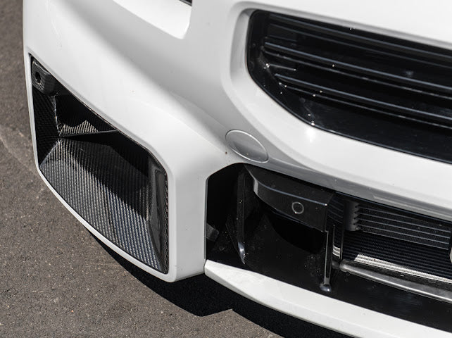 2023-Up BMW G87 M2 | M-Performance Style Carbon Fiber Front Side Duct Vents Replacement (Pair)