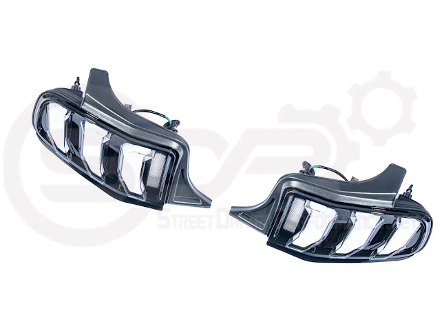 2010-2014 FORD MUSTANG S197 | S550 EURO STYLE SEQUENTIAL SIGNAL LED REAR TAILLIGHTS PAIR