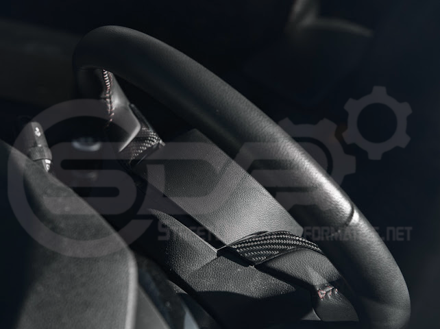 2022-UP SUBARU WRX | FACTORY STYLE CARBON FIBER STEERING WHEEL TRIM COVER