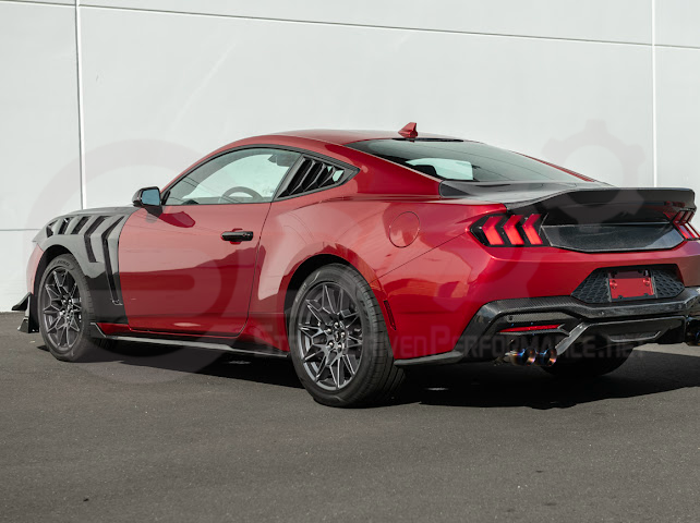 2024-UP FORD MUSTANG S650 | REAR LICENSE PLATE FRAME TRIM COVER