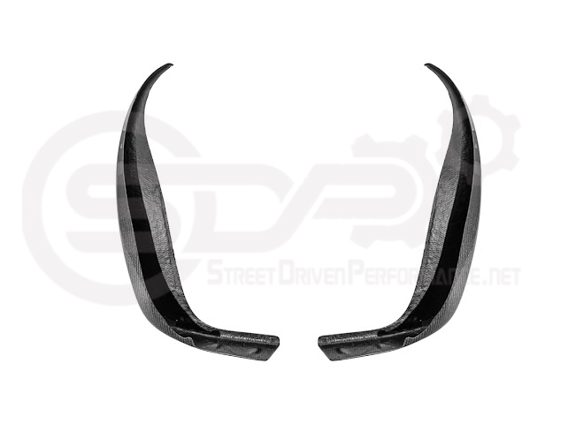 2005-2013 Chevrolet Corvette C6 |Z06 ZR1 STYLE CARBON FIBER Front & Rear Splash Guard Mud Flaps