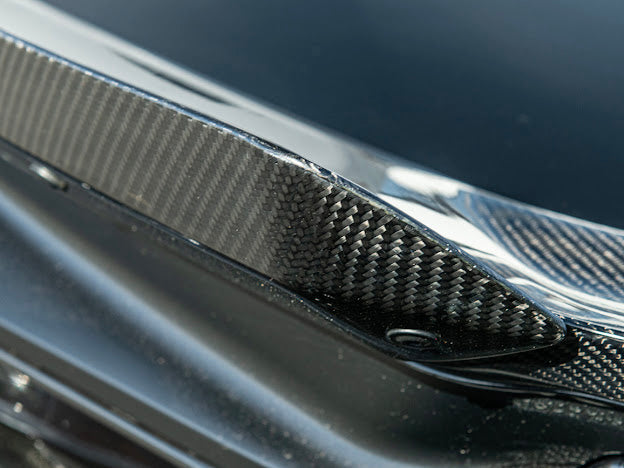 2023-Up CORVETTE C8 Z06 / E-RAY | CARBON FIBER REAR SPOILER WICKER BILL EXTENSION