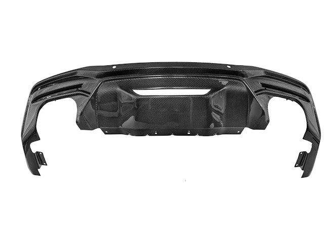 2024-Up Ford Mustang S650 | GT Style CARBON FIBER Rear Bumper Diffuser