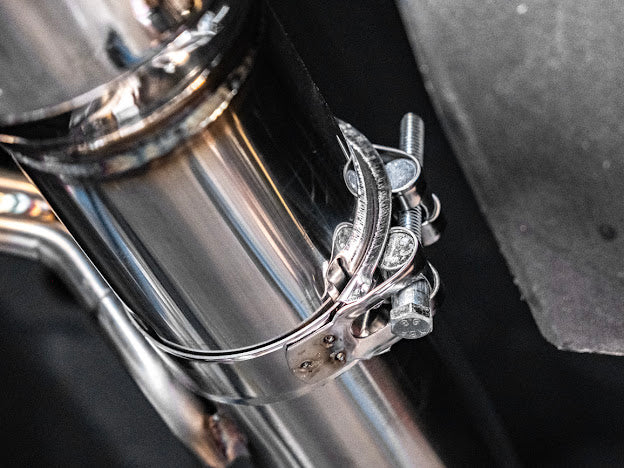 2024-Up Ford Mustang GT 5.0L | T-304 Straight Through Cat Back Dual Tips Exhaust