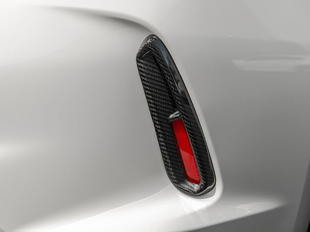 2023-Up Honda Civic FL5 Type-R  | JDM Style CARBON FIBER Rear Hatch Vent Trim Replacement (Pair)