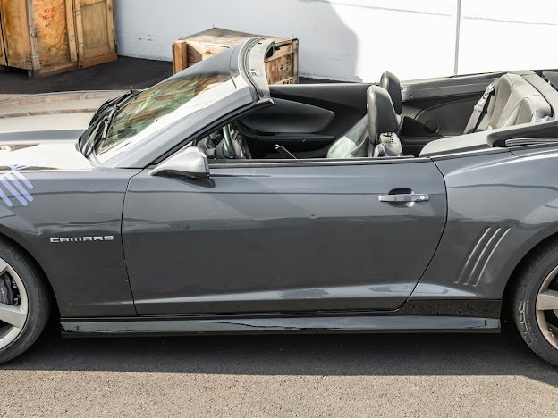 2010-2015 5TH GEN CAMARO ZL1 PACKAGE SIDE SKIRTS ROCKER PANEL EXTENSION GROUND EFFECTS