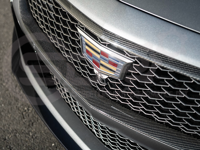 2025-Up Cadillac CT5-V Blackwing | CARBON FIBER Front Upper & Lower Grille Trim Insert Surrounding Replacement