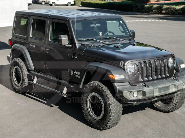 2018-UP JEEP WRANGLER GLADIATOR CARBON FIBER MIRROR CAP COVERS PAIR