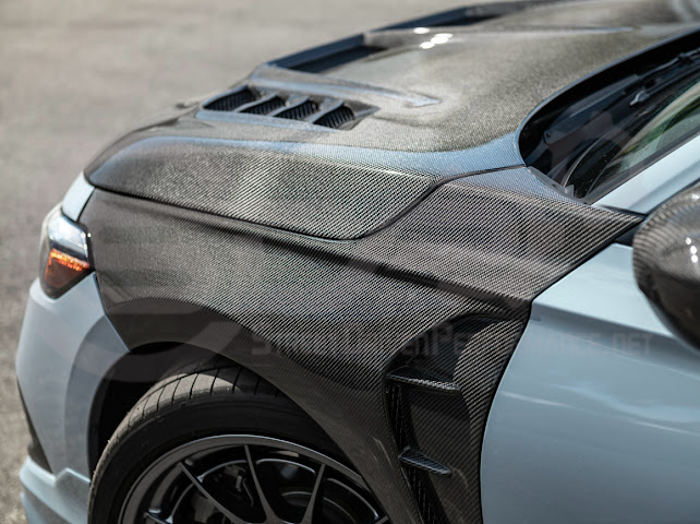 2022-UP HONDA CIVIC | JDM VARIS STYLE FRONT VENTED HOOD