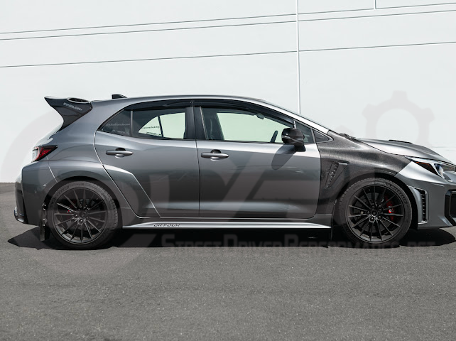 2023-UP GR COROLLA | FACTORY STYLE CARBON FIBER FRONT SIDE FENDERS WITH VENTS (PAIR)