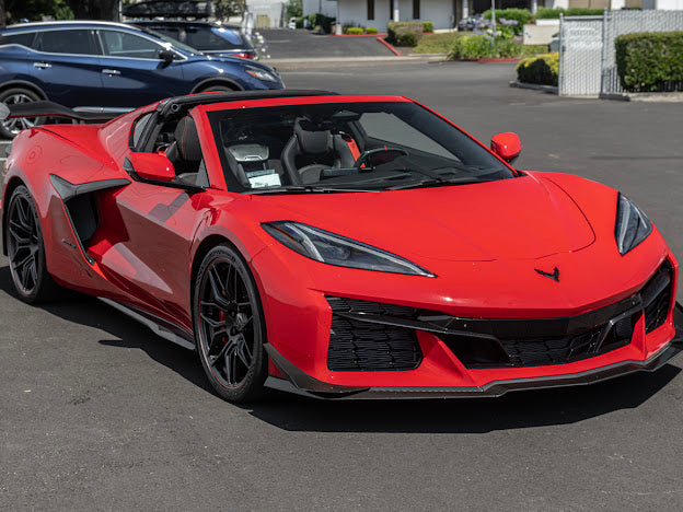 2023+ CHEVROLET CORVETTE C8 Z06 & E-RAY | CARBON FIBER FRONT SIDE CANARDS