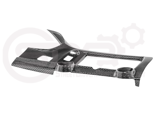 2014-2019 CHEVROLET CORVETTE C7 | FACTORY STYLE DRY CARBON FIBER CENTER INFOTAINMENT INSTRUMENT PANEL CLUSTER TRIM PLATE COVER OVERLAY