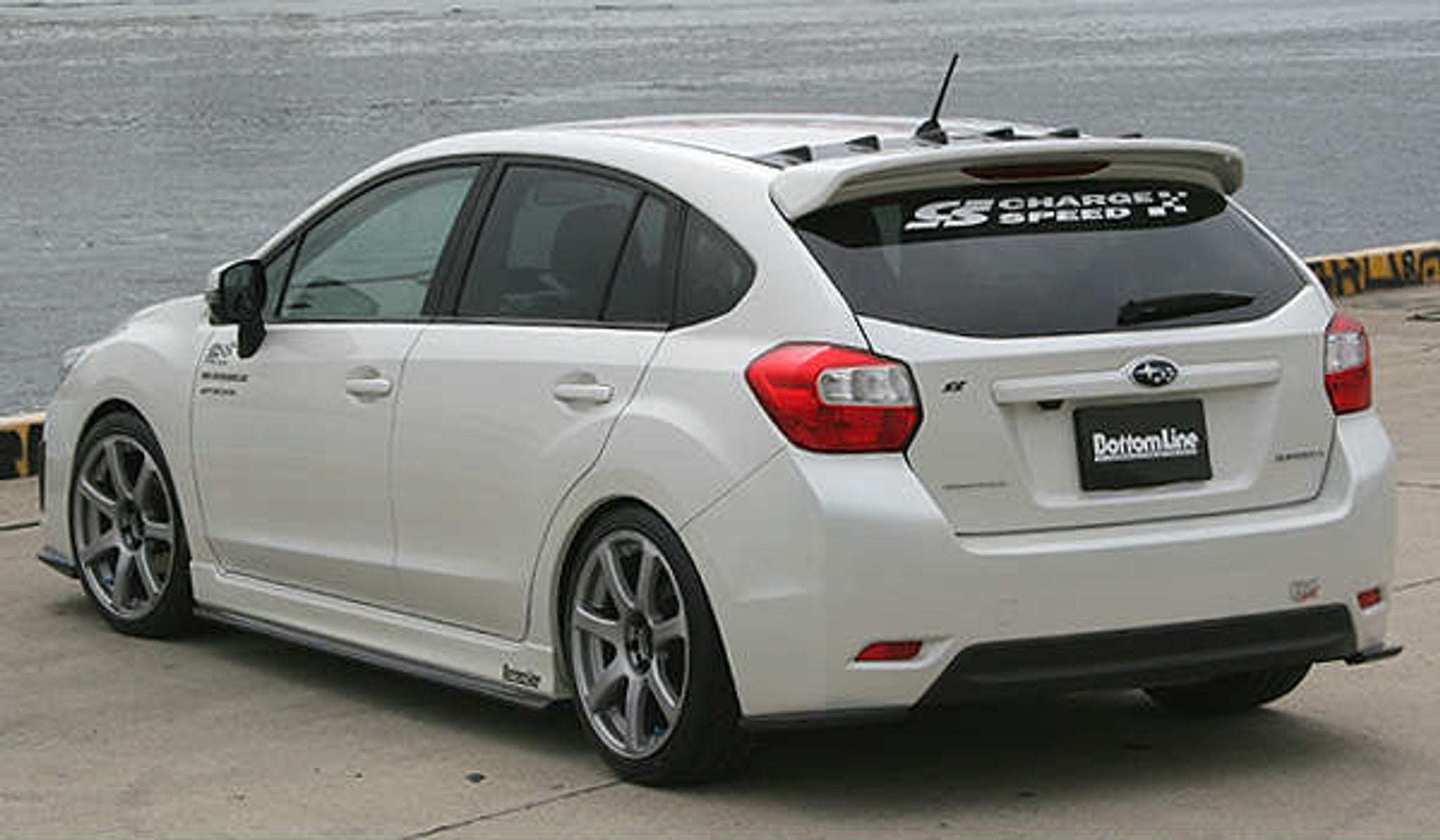Charge Speed 2012-2015 Subaru Impreza 4Dr Sedan GJ/ 5Dr Hatchback GP Bottom Line Carbon Side Skirts To Be Use With OEM Side Skirts