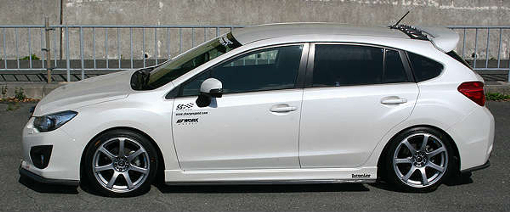 Charge Speed 2012-2015 Subaru Impreza 5Dr Hatchback GP Bottom Line Carbon Rear Caps