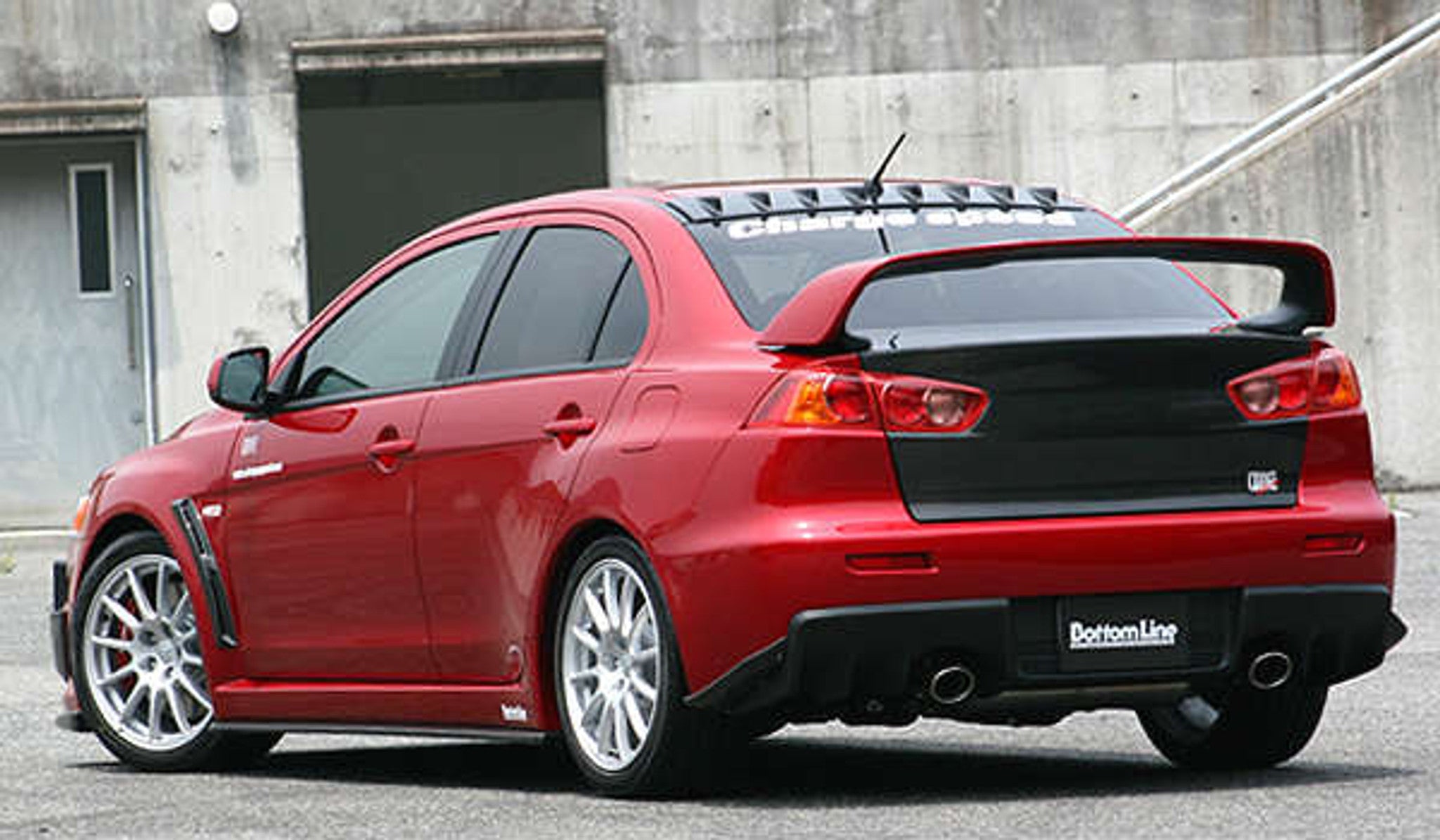 Charge Speed 2008-2010 Mitsubishi Lancer Evo X Bottom Line Type-1 Side Skirts FRP