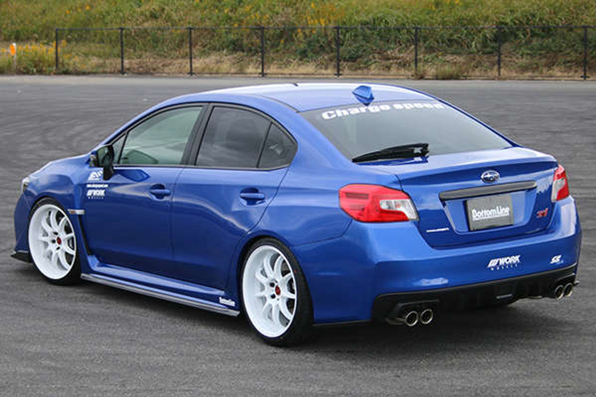 Charge Speed 2015-2021 Subaru WRX STi 4 Doors Sedan VA/ S4 Carbon Rear Trunk Finisher