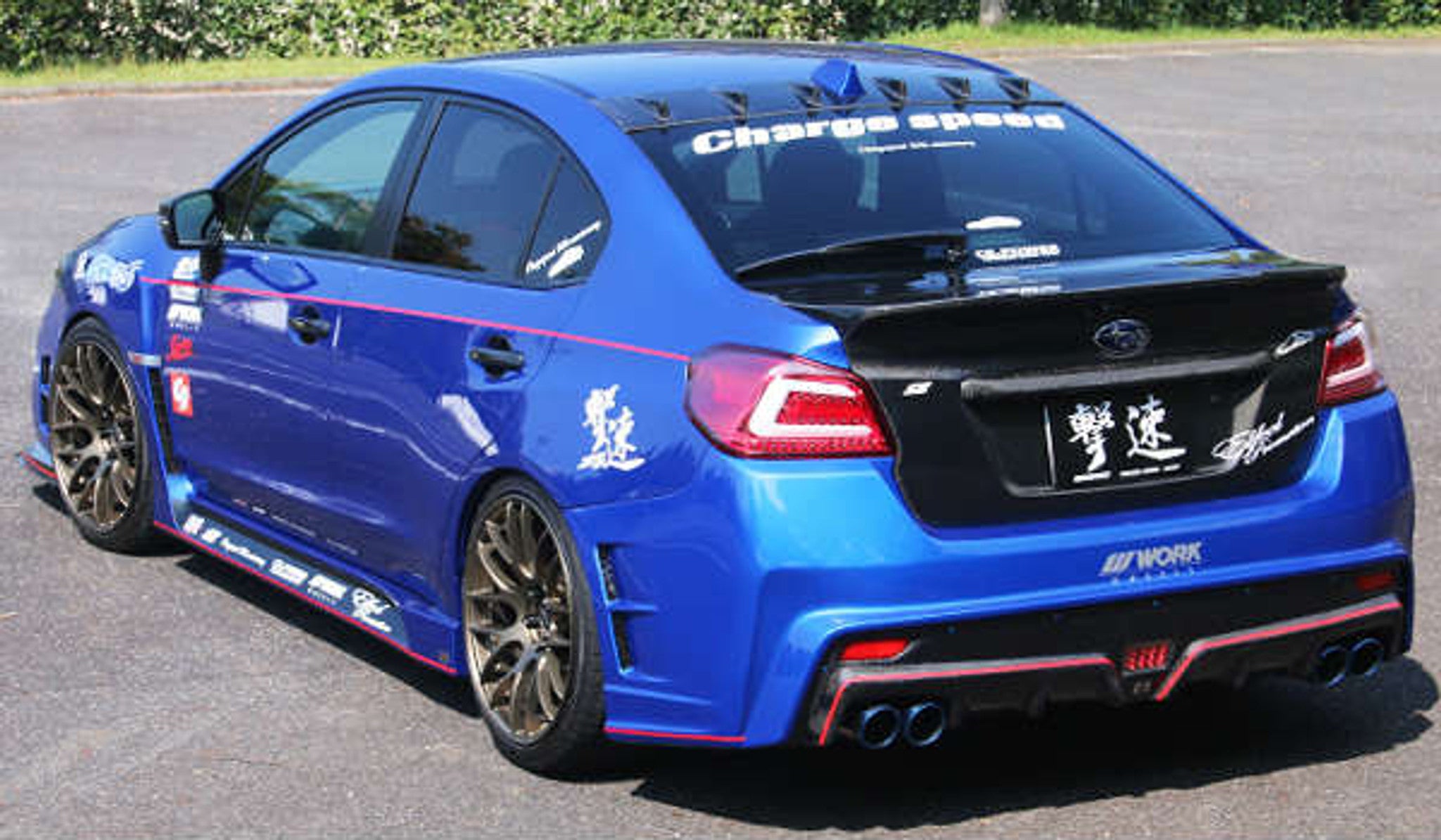 Charge Speed 2015-2021 Subaru WRX/ STi VA S4 Type-2A Complete Kit with Type A CARBON FRONT LIP