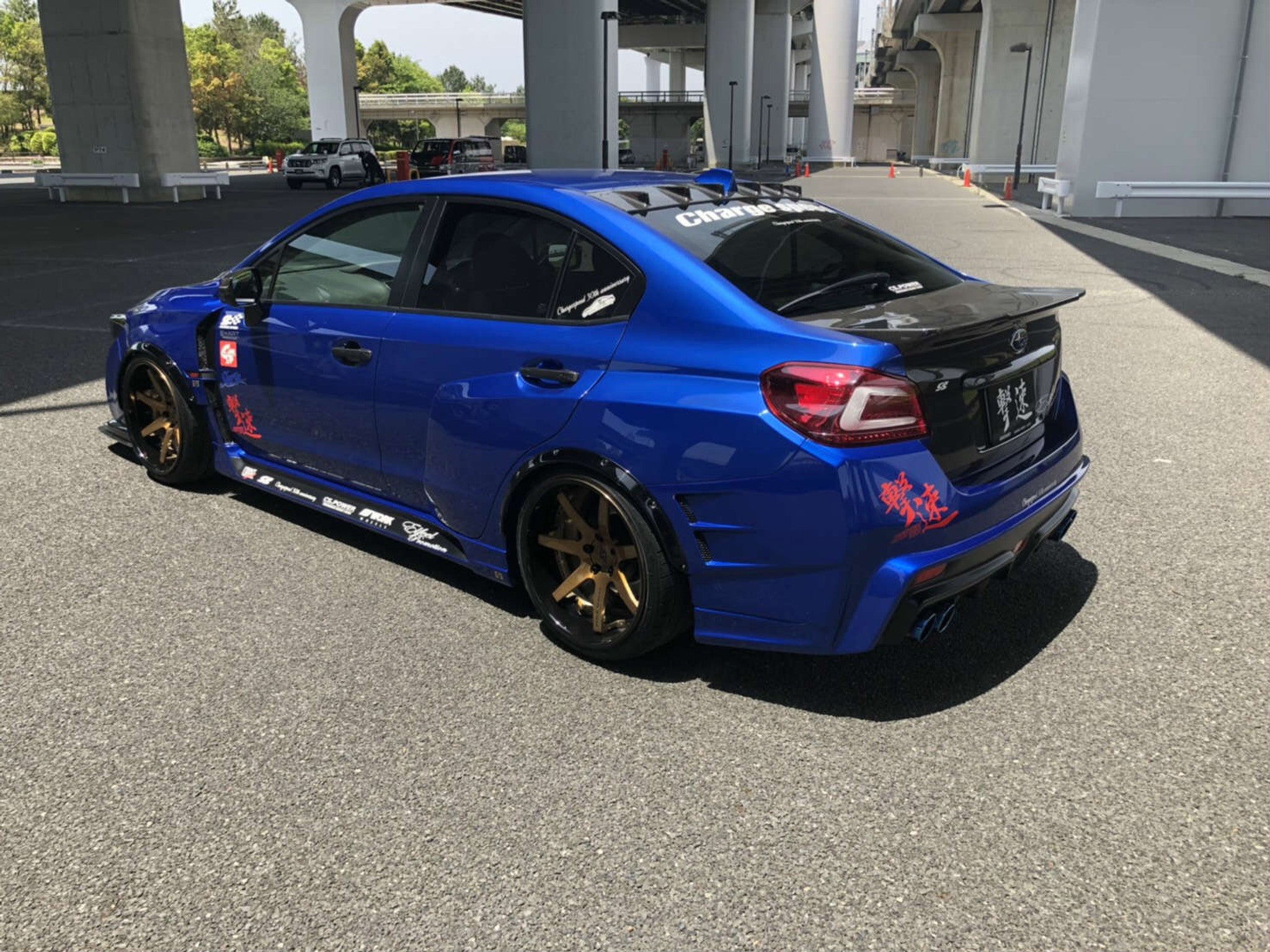 Charge Speed 2015-2021 Subaru WRX/ STi VA S4 FRP Complete Bubble Over Front & Rear Fenders Set for Charge Speed "Wide Body"