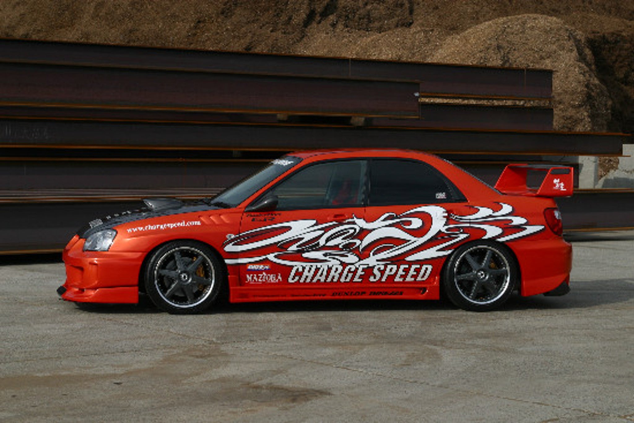 Charge Speed 2004 Subaru Impreza GD-B Peanut Eye Type-2 Full Kit With Straight Carbon Center