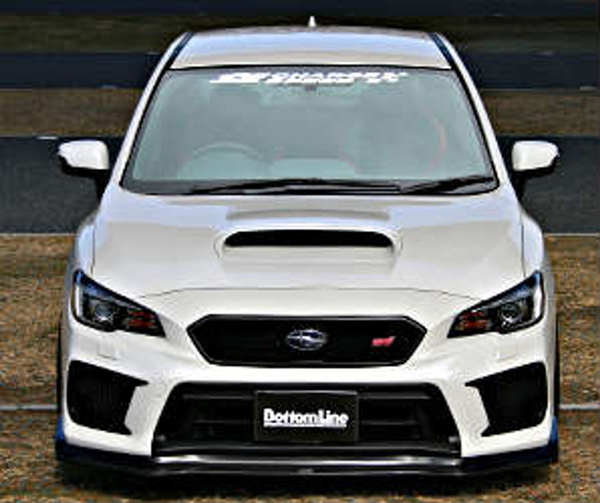 Charge Speed 2018-2021 Subaru WRX STi 4 Doors Sedan VA-D BottomLine Type 1 FRP Front Lip for STi