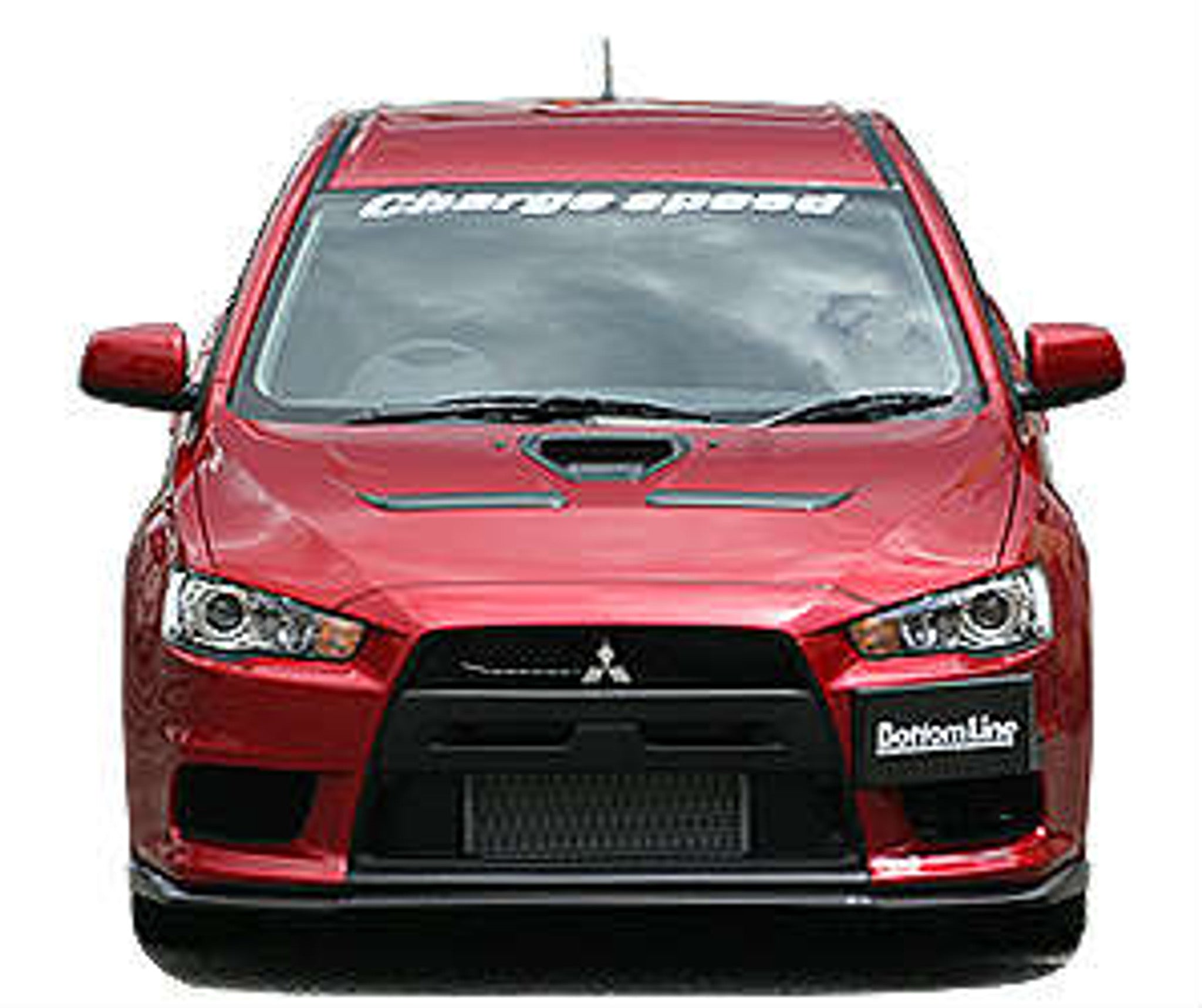 Charge Speed 2008-2017 Mitsubishi Lancer Evo X Bottom Line Type-1 Front Lip FRP